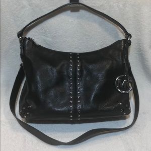 Michael Kors Studded Black Leather Purse & Wallet